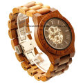 Beste Holz Chronograph Uhr Multifunktionale Holz Chrono Uhren für Männer